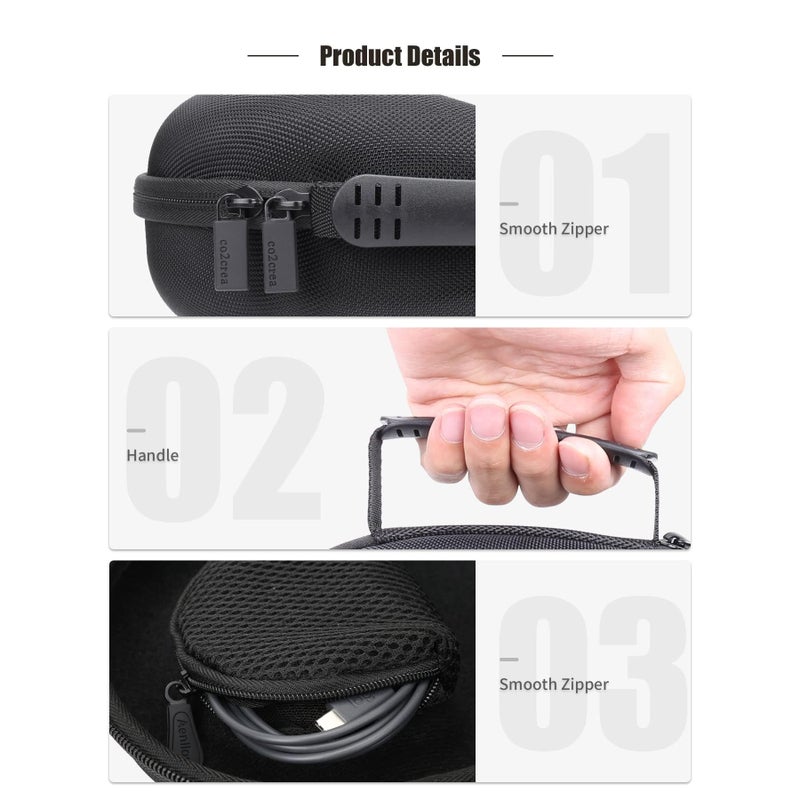 Aenllosi Hard Carrying Case Compatible with Logitech Zone Vibe 100/125 Wireless Headphones - Image 5